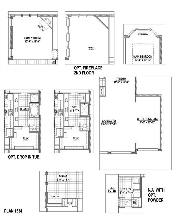 Floor plan options