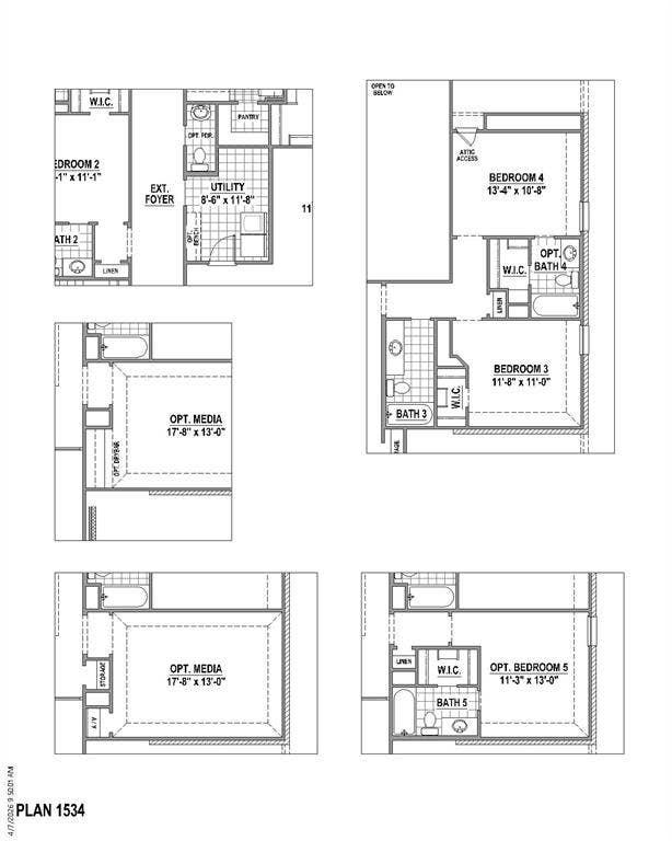 Floor plan options