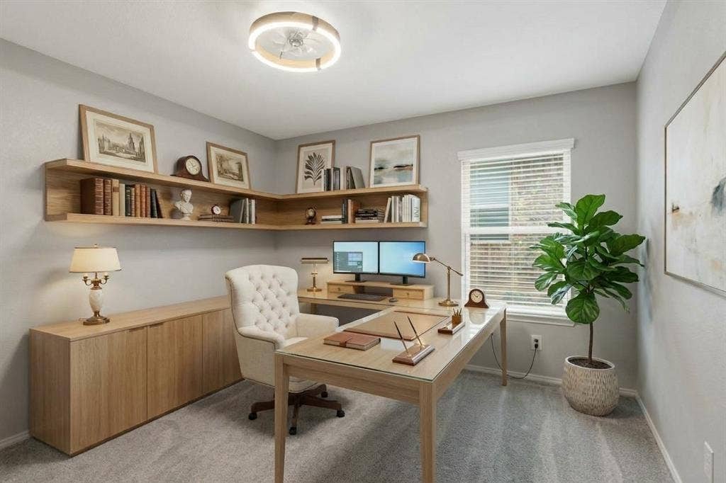 Fourth Bedroom could also serve as an office.