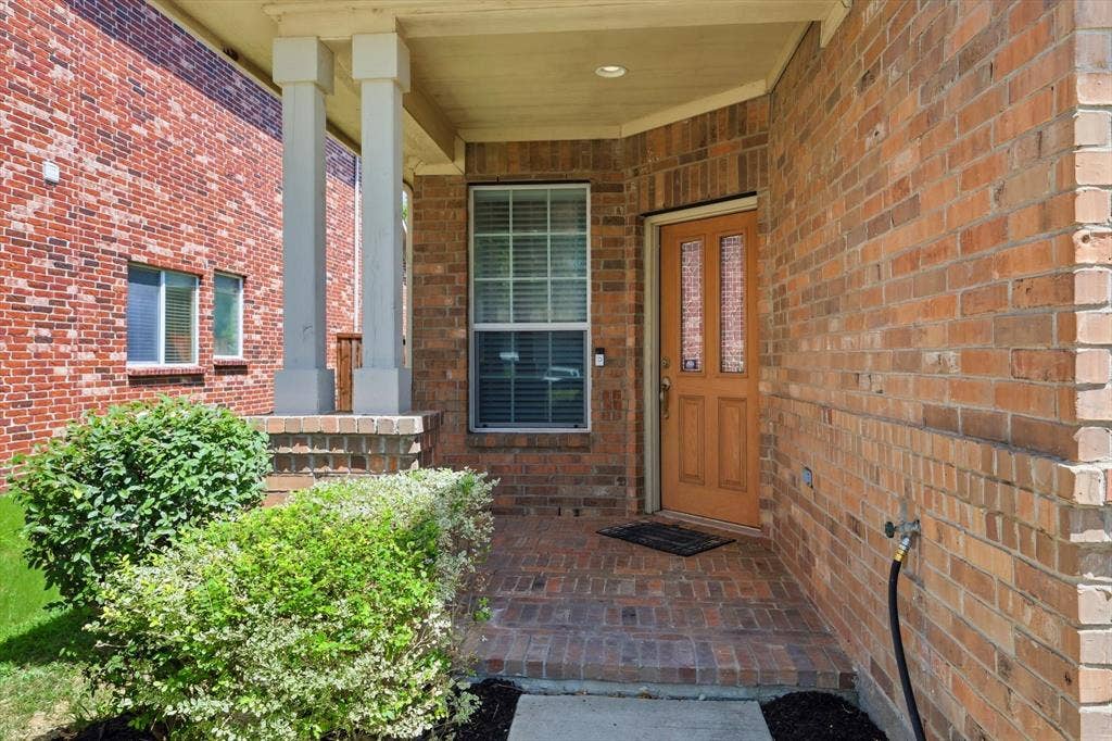 Covered front porch