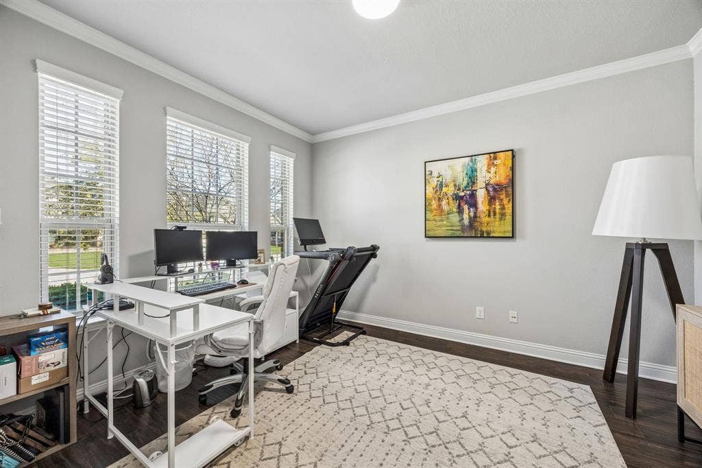2816 Driftwood Creek Trail, Celina, TX 75078 Office with french doors.