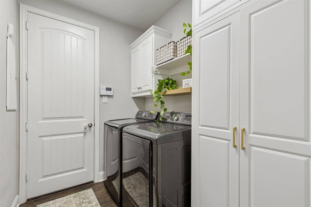 2816 Driftwood Creek Trail, Celina, TX 75078 Separate unility room with extra storage.