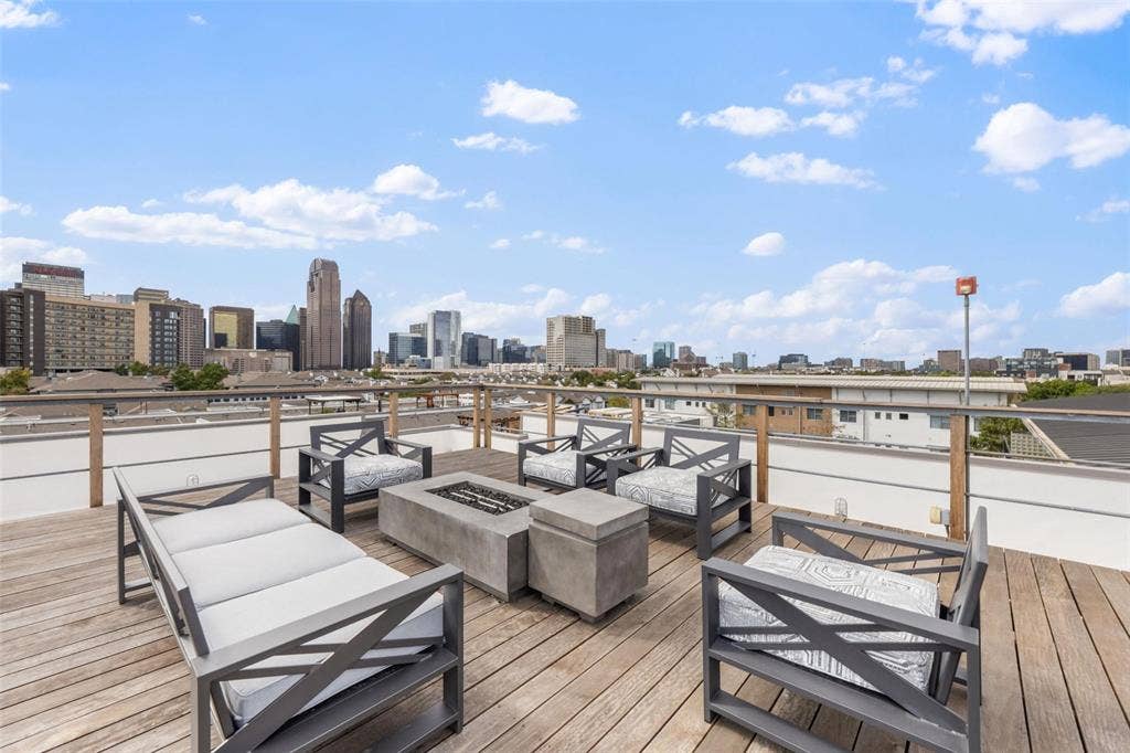 Rooftop with Fireplace