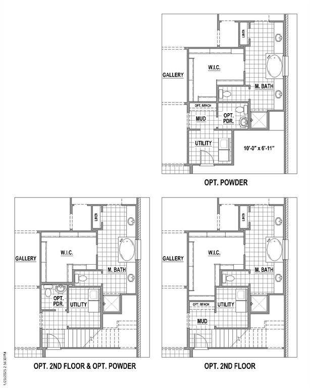 Floor plan options
