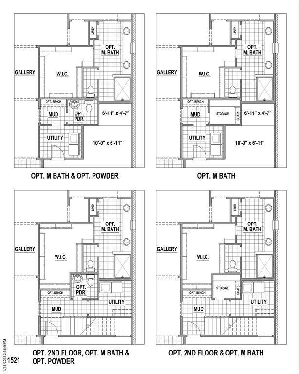 Floor plan options
