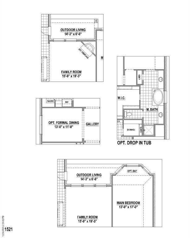 Floor plan options