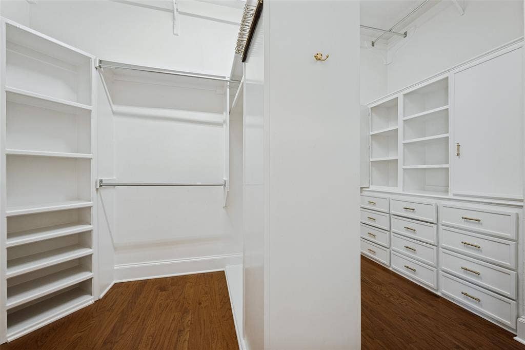 Large walk in closet