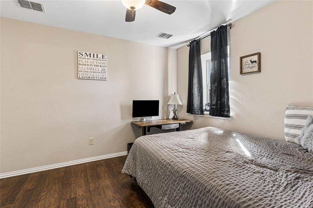 Downstairs Guest Bedroom 2 (guest bathroom 2 not pictured)