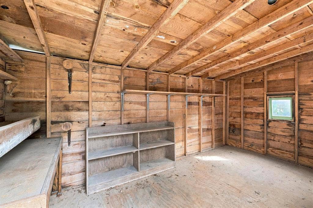 Storage building located in back of property.