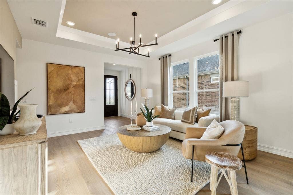 304 Snowbird Way, McKinney, TX 75071 *Model Representation - Gathering room with view of main living areas