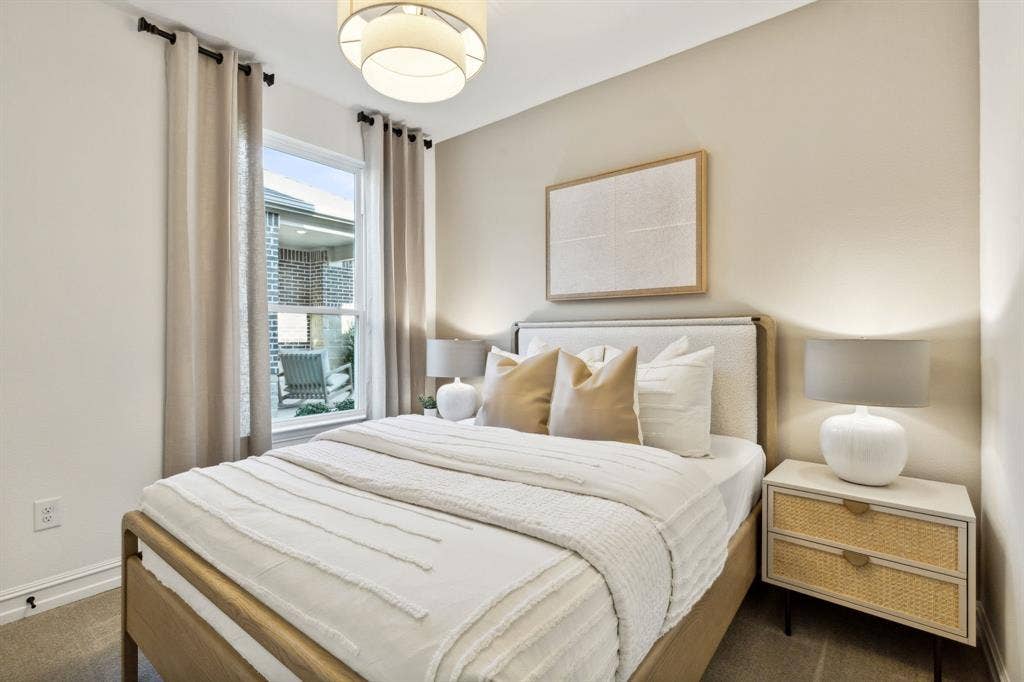 304 Snowbird Way, McKinney, TX 75071 *Model Representation - Spacious secondary bedroom