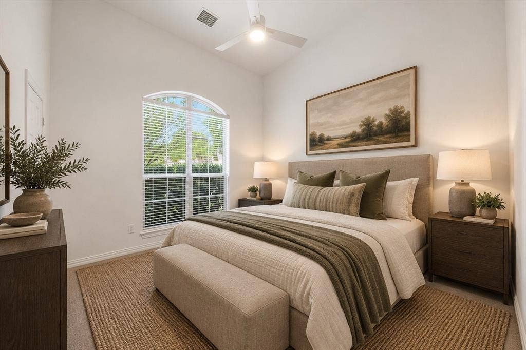 9112 Leafy Glade Road, Plano, TX 75024 Virtually Staged, Bedroom 2