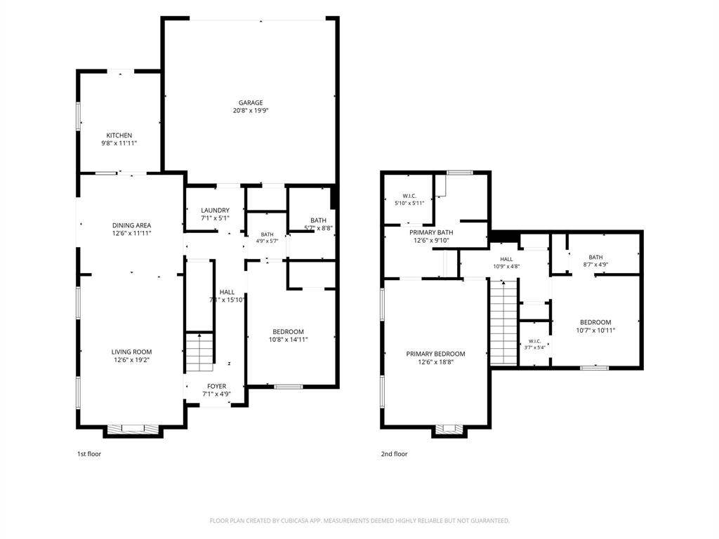 2145 Willow Place, #A, Carrollton, TX 75006 Floor plan