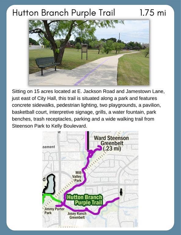 2145 Willow Place, #A, Carrollton, TX 75006 Purple Trails in Carrollton just outside your front door!