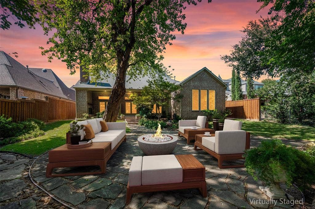 Virtually staged. Showcasing the back of the house, veranda and entertaining area.