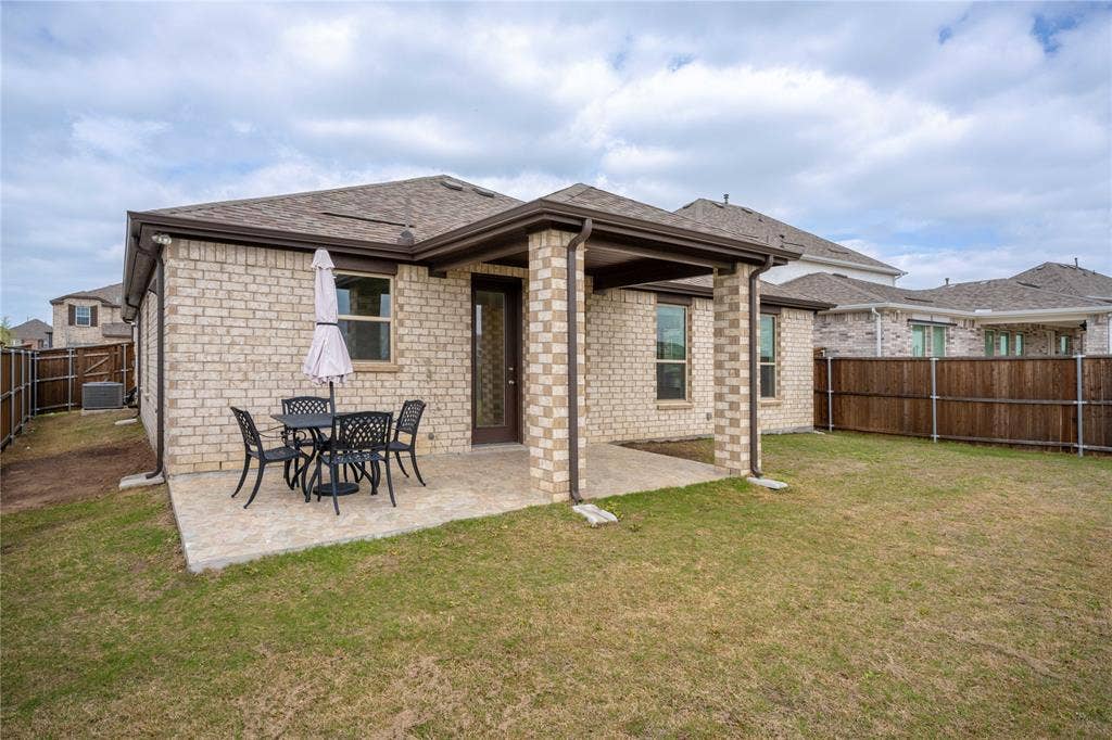 3508 Highland Bayou Drive, Prosper, TX 75078 Spacious Backyard with Covered & Extended Patio