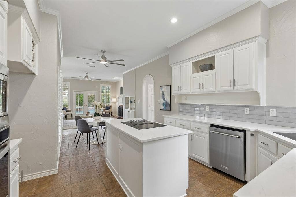Kitchen updated with quartz counters