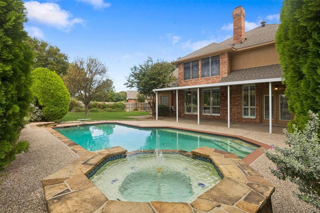 Backyard pool