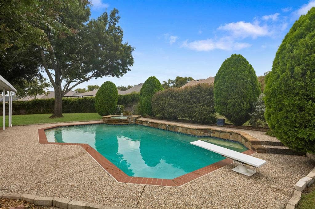 Backyard pool