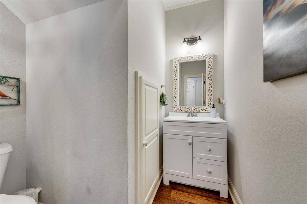 Beautiful half bathroom
