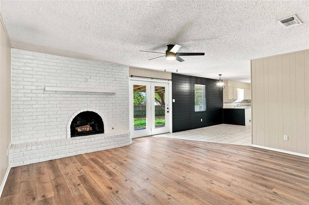 Open Concept Kitchen into Living area