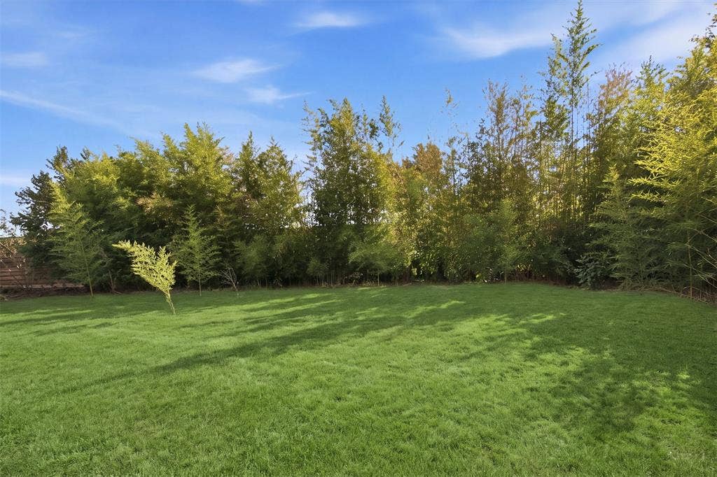 7606 Currin Drive, Dallas, TX 75230 Expansive lawn bordered by mature trees