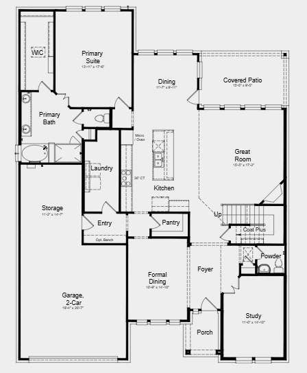 Additional Highlights Include: Extended primary suite and walk-in closet.