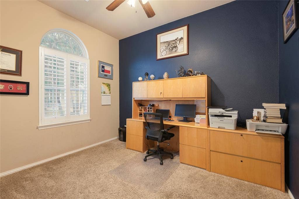 5320 Grovewood Drive, McKinney, TX 75071 Office is on your left as you enter the home. Can be used as a 5th bedroom