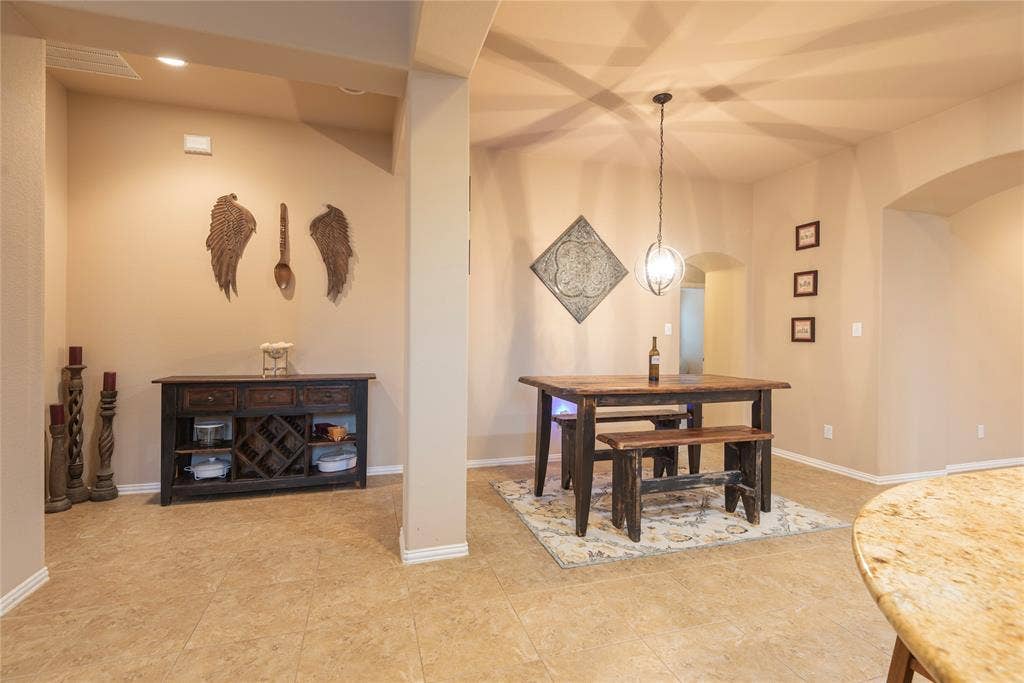 5320 Grovewood Drive, McKinney, TX 75071 Breakfast area and entry to primary bedroom
