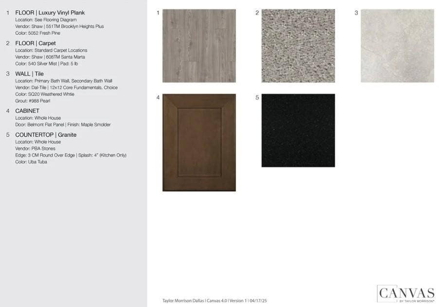 2324 Buffalo Bayou Way design selections! This home is currently under construction and selections are subject to change.