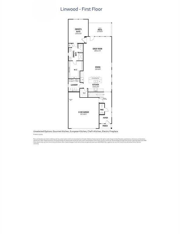 Linwood - First Floor