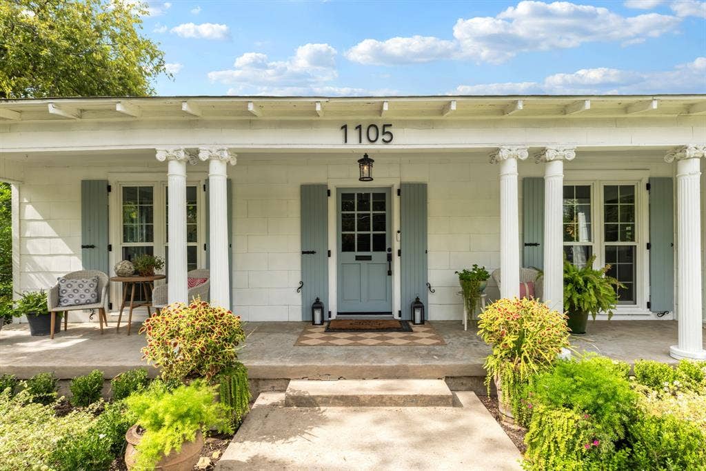 1105 N Waddill Street, McKinney, TX 75069 The charming front porch sets the tone for an incredible interior finishout!