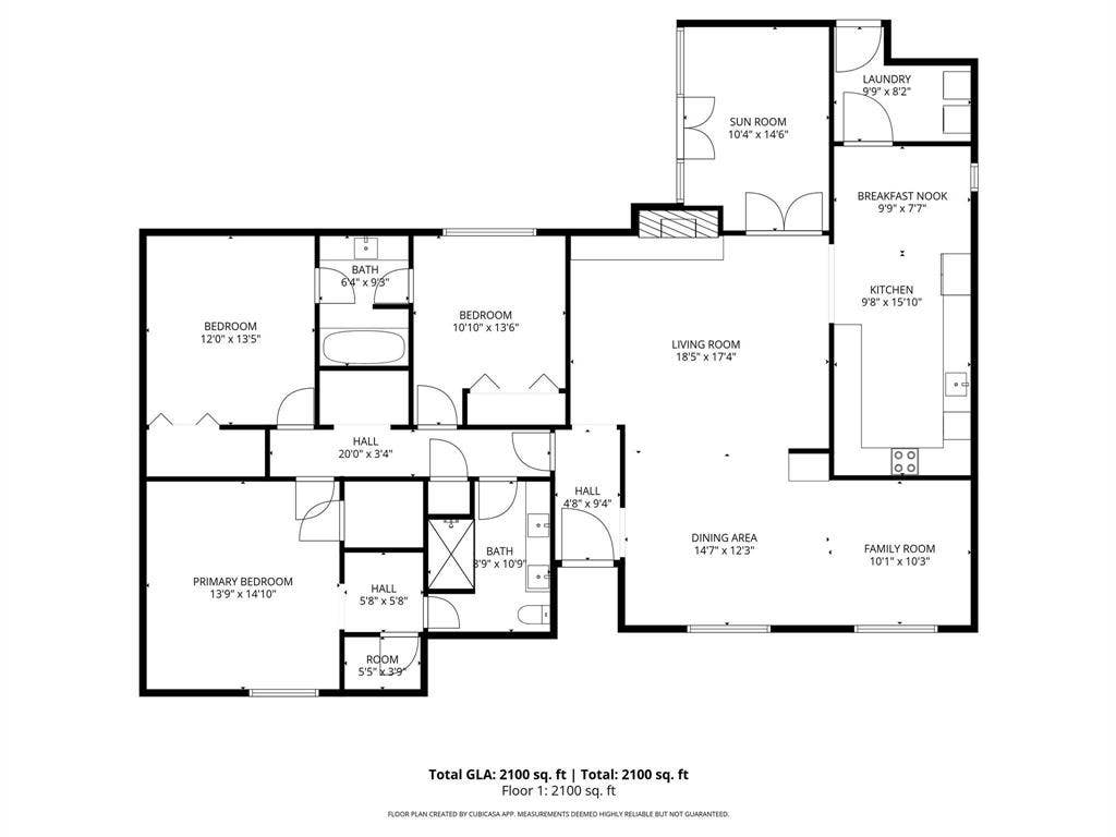3230 Camelot Drive, Dallas, TX 75229 Floor plan of home