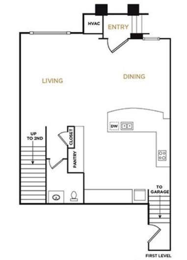 4201 Lomo Alto Drive, #4775, Highland Park, TX 75219 1st Level of C07 floorplan