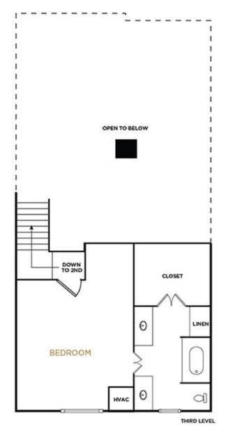 4201 Lomo Alto Drive, #4775, Highland Park, TX 75219 3rd Level of C07 Floorplan