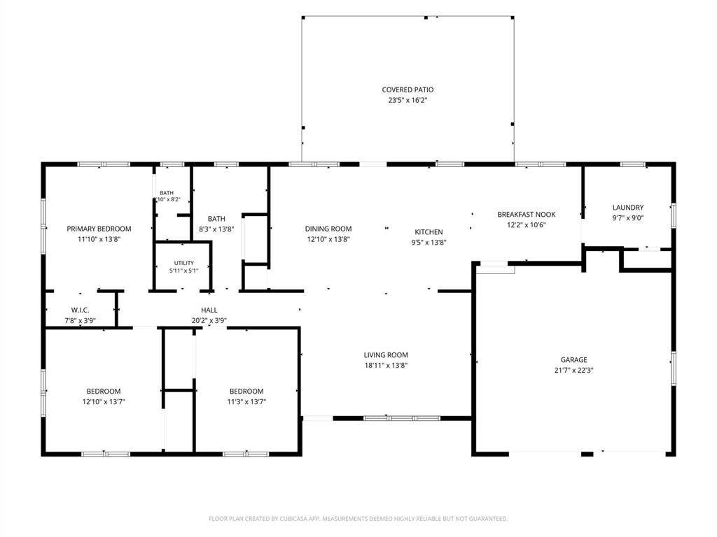 703 W Elizabeth Drive, Robinson, TX 76706 Dimensions to be confirmed by buyer and buyers agent