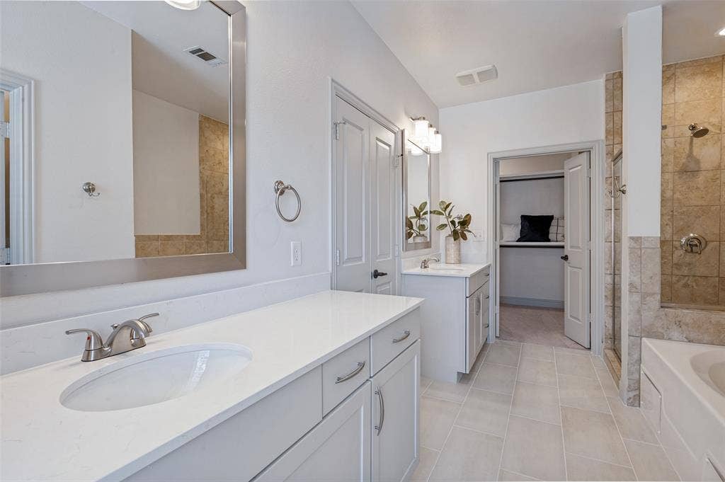 Primary Bath with Separate Counters