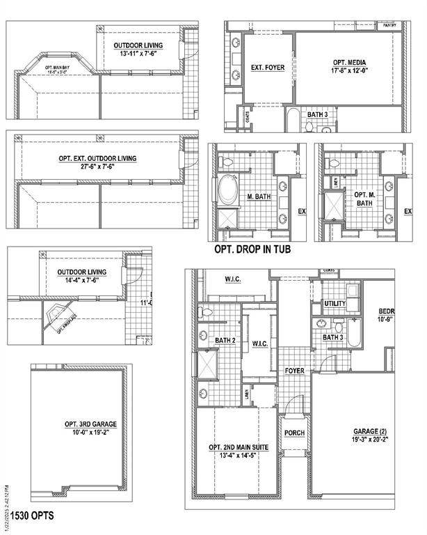 740 Red Cedar Road, Haslet, TX 76052 Floor plan options
