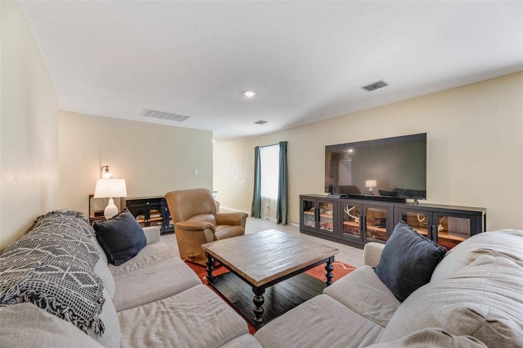 6742 Highlands Street, Princeton, TX 75407 Interior space featuring recessed lighting and neutral wall paint