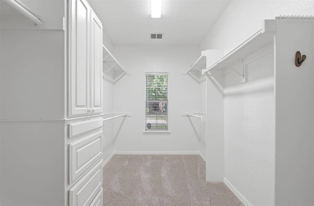 Huge Primary Bedroom Closet.