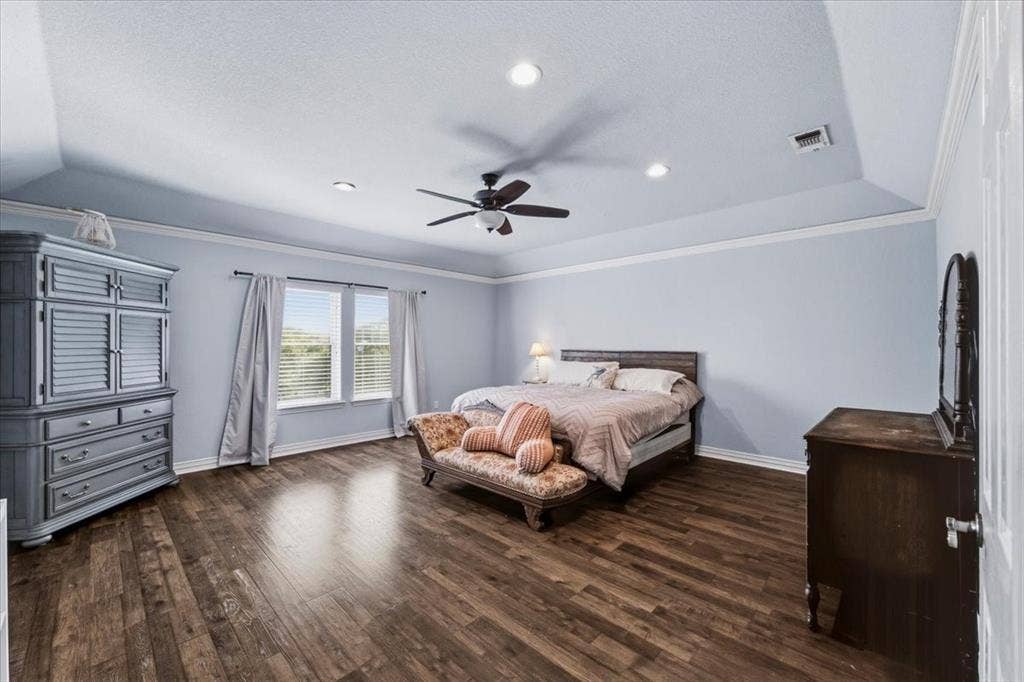 Bedroom 2,  upstairs with private bath.