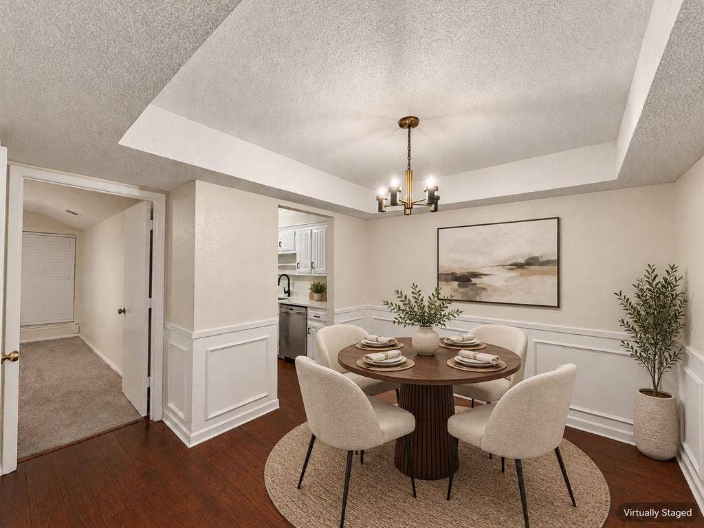 219 Mccarley Place, McKinney, TX 75071 Dining Area - Virtually staged