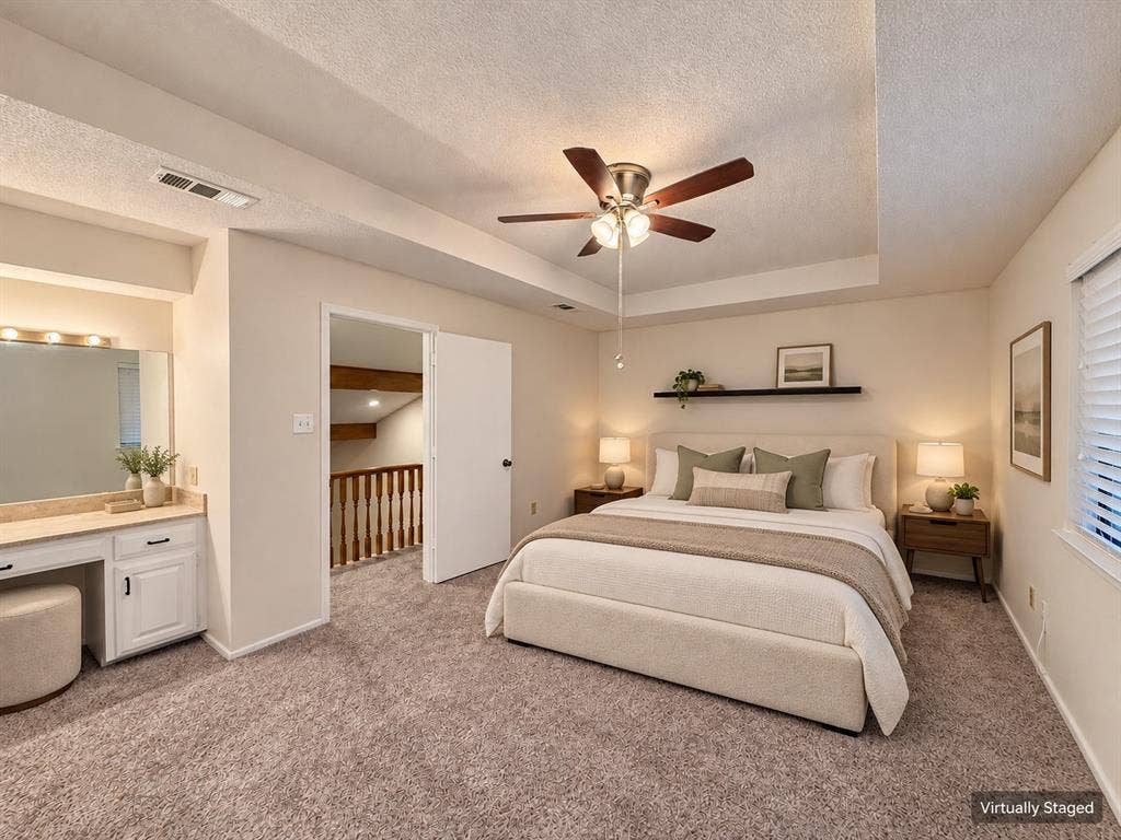 219 Mccarley Place, McKinney, TX 75071 Bedroom - Virtually staged