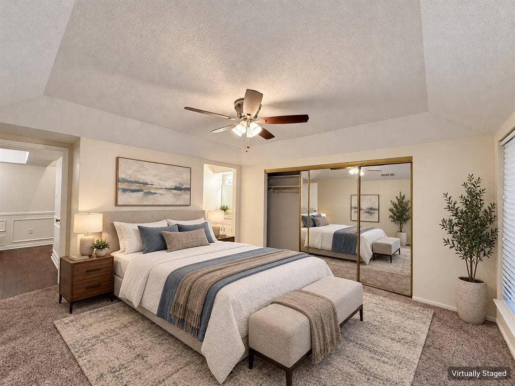 219 Mccarley Place, McKinney, TX 75071 Bedroom - Virtually staged
