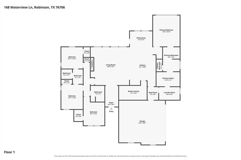 168 Water View Lane, Robinson, TX 76706 168 Water View Lane, Robinson, TX 76706