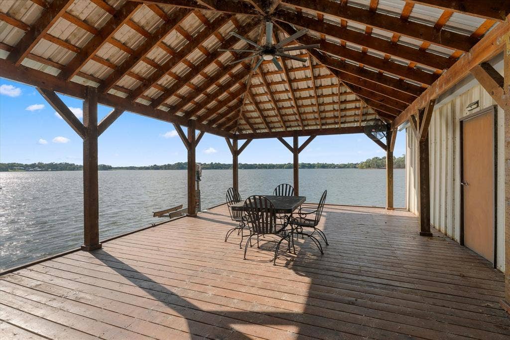 236 County Road 1422, Quitman, TX 75783 Coverred Fishing at Boat House