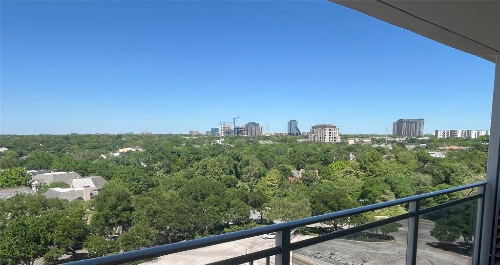 Balcony view to Turtle Creek