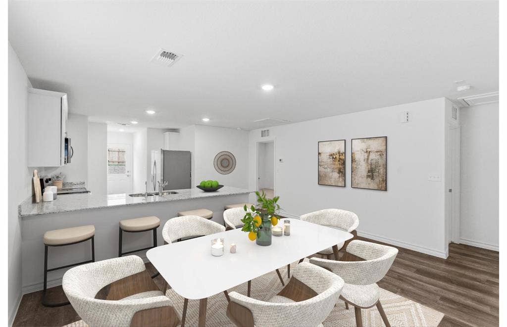 2503 Midfield Way, Princeton, TX 75407 *Virtual Representation - Dining area off kitchen with large windows
