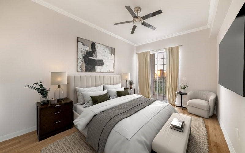 3225 Turtle Creek Boulevard, #1247, Dallas, TX 75219 Virtually Staged