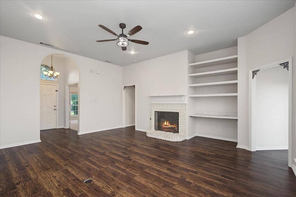 Desk nook in living area